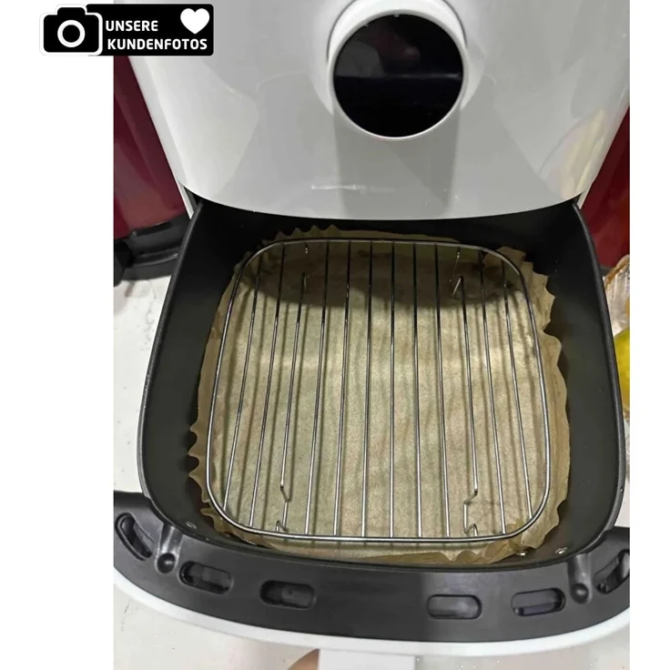 Jungengel Backpapier Airfryer Backpapier rund/quadratisch 100 Stück fettfrei antihaft, Hitzebeständig bis 220 °C, BPA-frei, rund/quadratisch – Bild 6