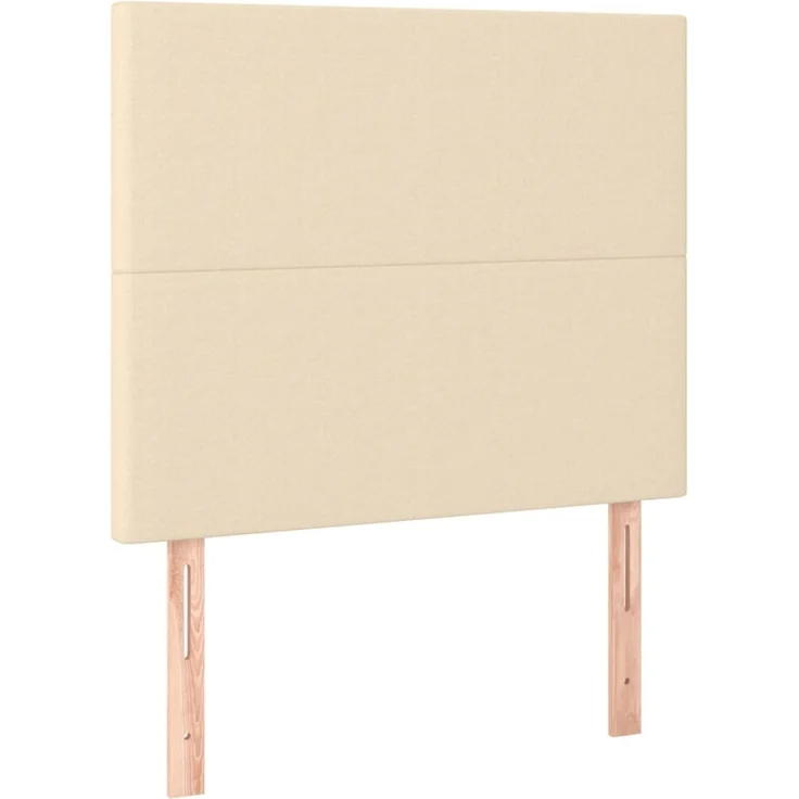 vidaXL Kopfteile 2 Stk. Creme 80 x 5 x 78/88 cm Stoff 3116031 – Bild 2