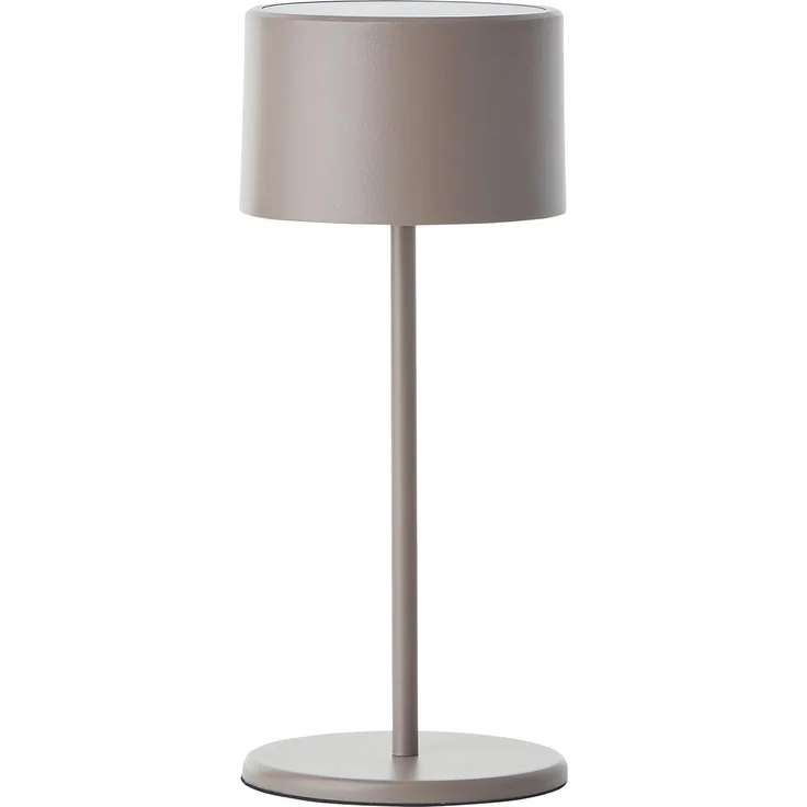 Brilliant LED Tischlampe in Taupe Dimmbar & mit Akku Mobile Innenleuchte mit drei-Stufen-Touchdimmer Warmweißes Licht, stilvolles Design, energiesparend & flexibel einsetzbar - per USB aufladbar – Bild 4
