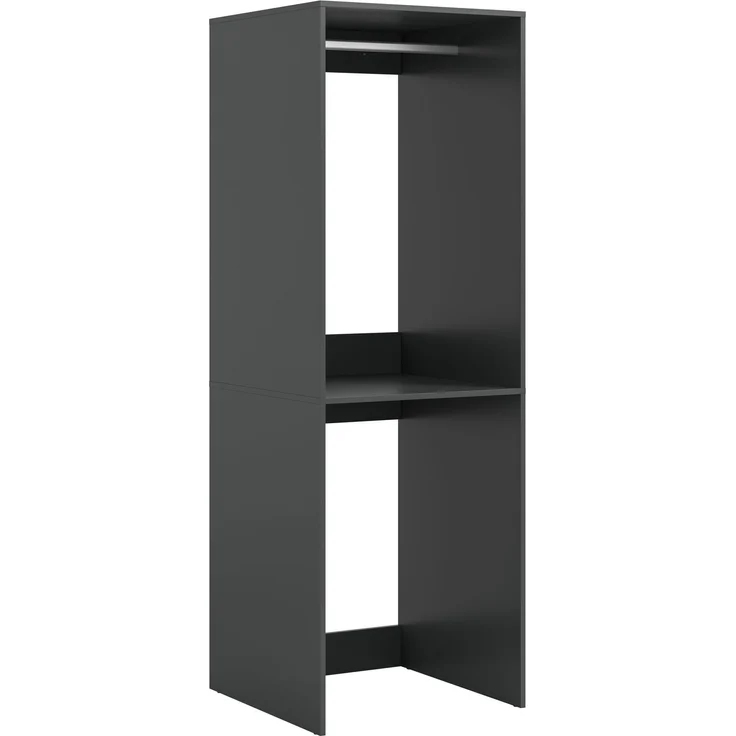 Waschmaschinenschrank (B/H/T: 66x195x60 cm) in anthrazit Nachbildung – Bild 3