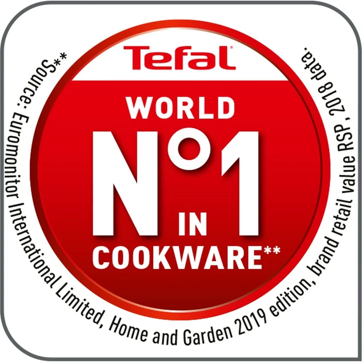 Tefal Wokpfanne 28cm Schwarz Antihaft Braten Kochen Küche Schmoren Gemüse Speise – Bild 3