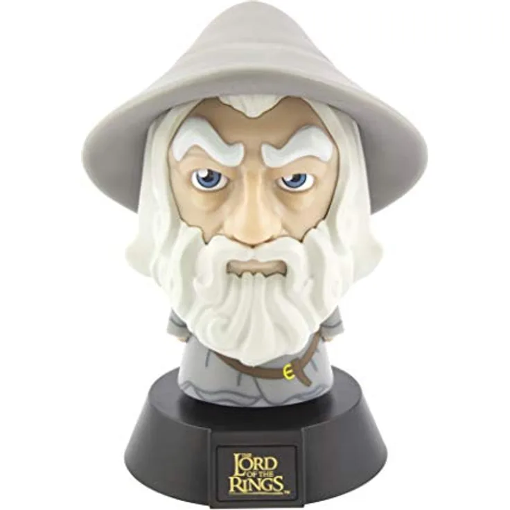 Paladone Icon Licht: Herr der Ringe - Gandalf, Nachtlicht 12cm hoch, batteriebetrieben (2x AAA)