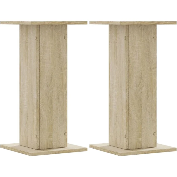 vidaXL Pflanzenständer 2 Stk. Sonoma-Eiche 30x30x60 cm Holzwerkstoff 3307857 – Bild 1