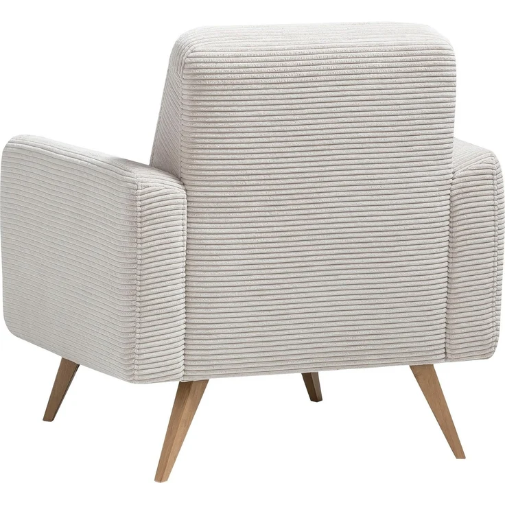 exxpo - sofa fashion Sessel Samso, Loungesessel, elegant und bequem, aktueller Cord Bezug – Bild 2