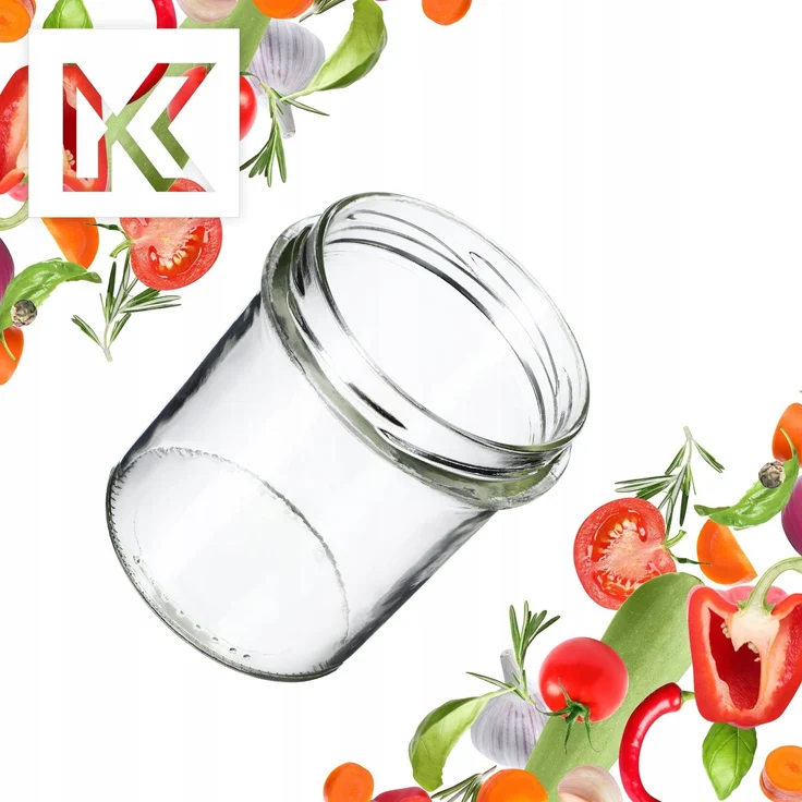 KADAX 10 x Einmachgläser 350 ml, Glas für Konserven, Marmelade, Honig, Pasteten und Fleisch – Bild 4