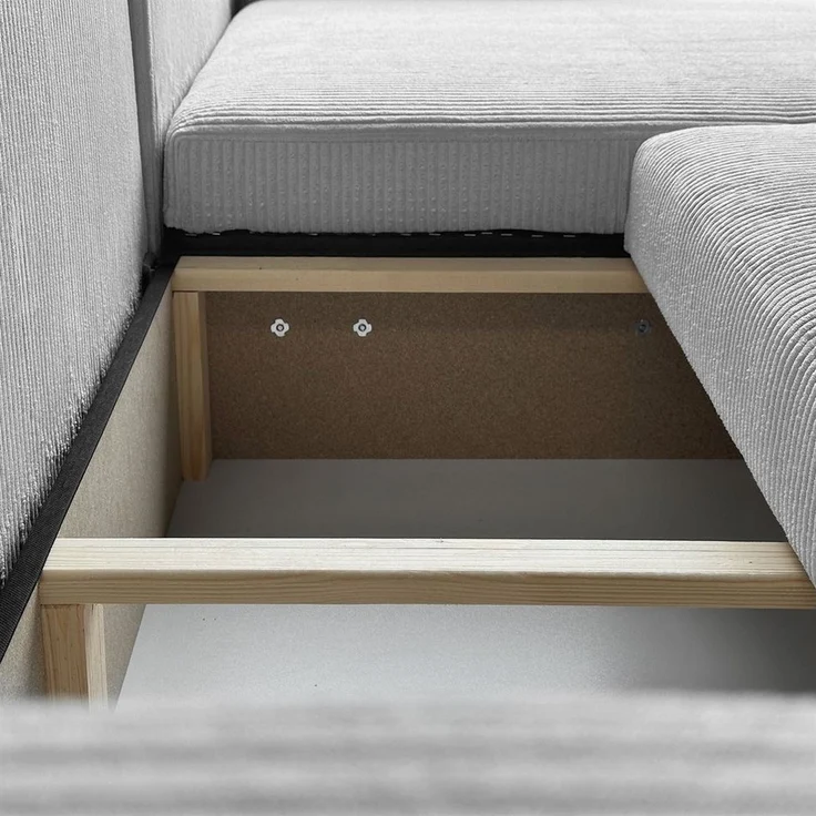 Lookway Ecksofa PRESTIGE L-Form Couch, mit Bettfunktion und Bettkasten – Bild 3