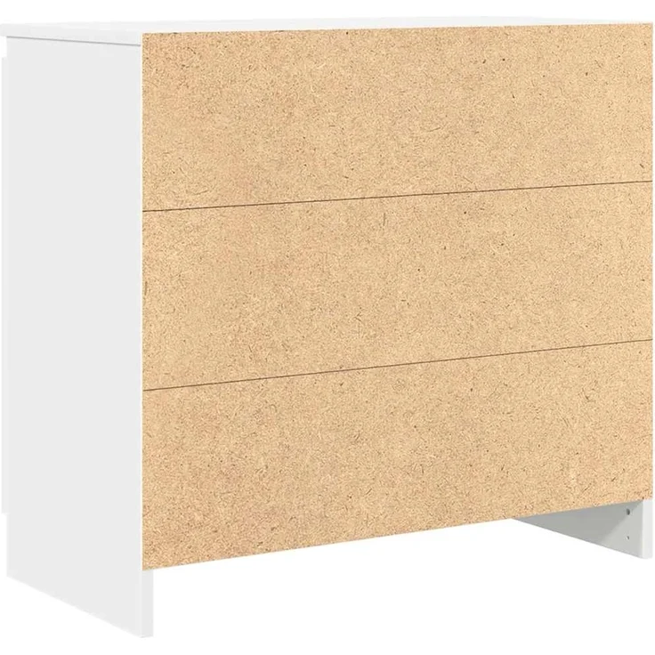 vidaXL Sideboard mit Schublade Weiß 71x35x65 cm Holzwerkstoff 861571 – Bild 7