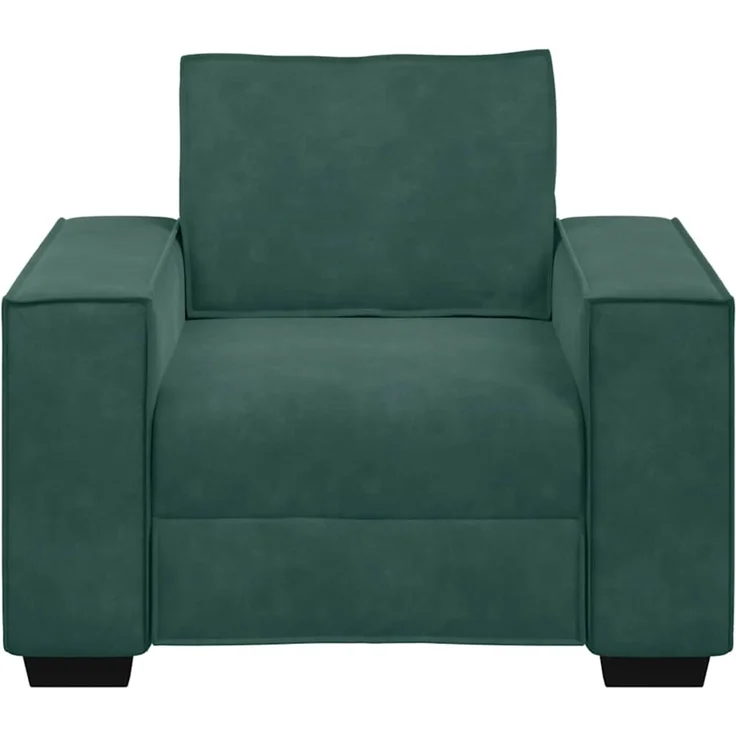 vidaXL Sessel Dunkelgrün 100x78x84 cm Samt 4105002 – Bild 3