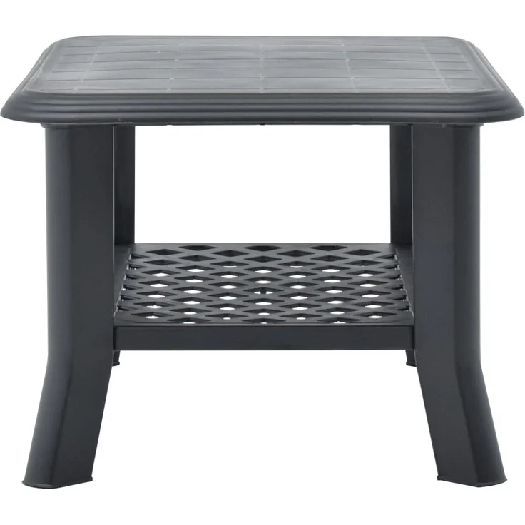 vidaXL Couchtisch Anthrazit 90x60x46 cm Kunststoff 48795 – Bild 3