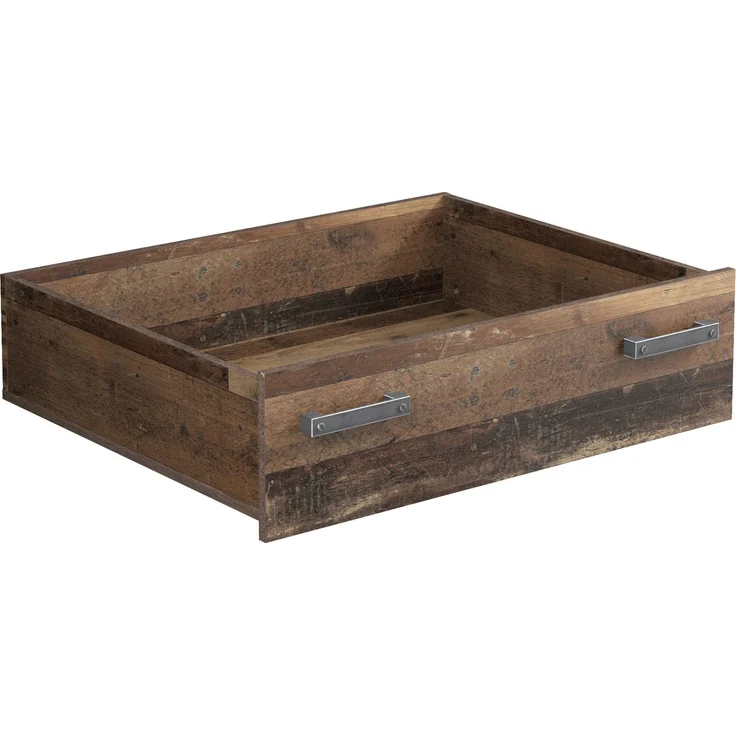 FORTE Clif Rollschublade für Bett, Holzwerkstoff, Braun, 84,1 x 24 x 67,4 cm – Bild 3