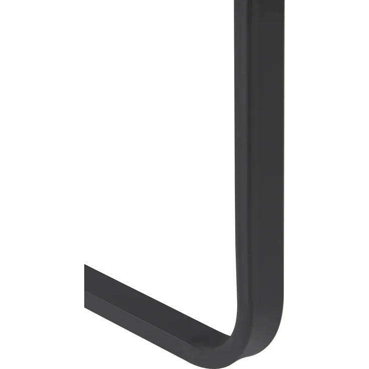 CLP Lounger Manea mit Metallgestell,schwarz Kunstleder – Bild 8