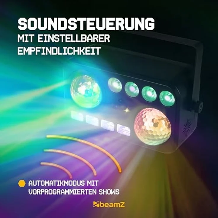 beamZ Shimmer6 Multi DJ LED-Effekt – Bild 5