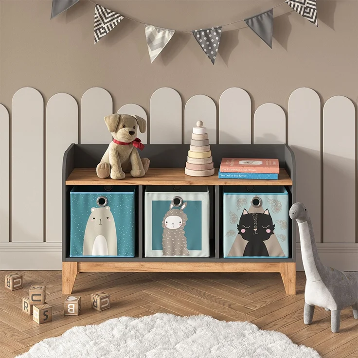 Vitalispa Kindersitzbank Grau/Artisan 107.2 x 63.8 cm, Malia – Bild 3