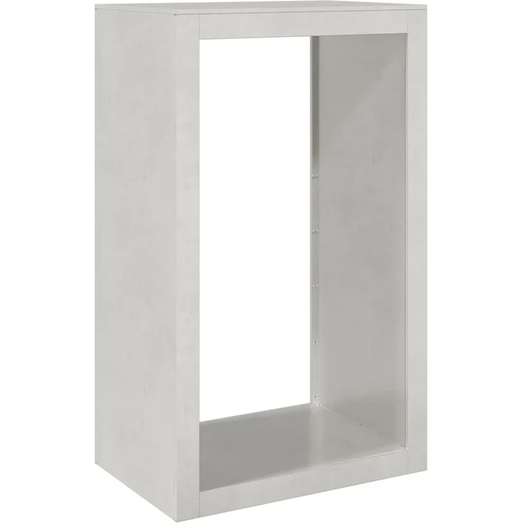 vidaXL Brennholzregal 60x40x100 cm Edelstahl 850993 – Bild 5