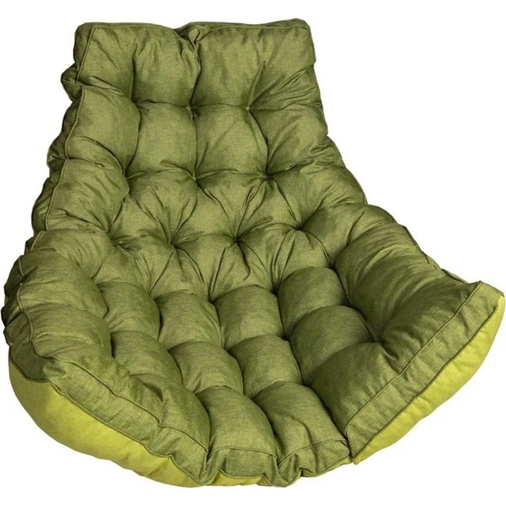 sunnypillow Polsterauflage Hängesessel Kissen - Auflage für Rattan & Polyrattan Hängeschaukel, Grün – Bild 4
