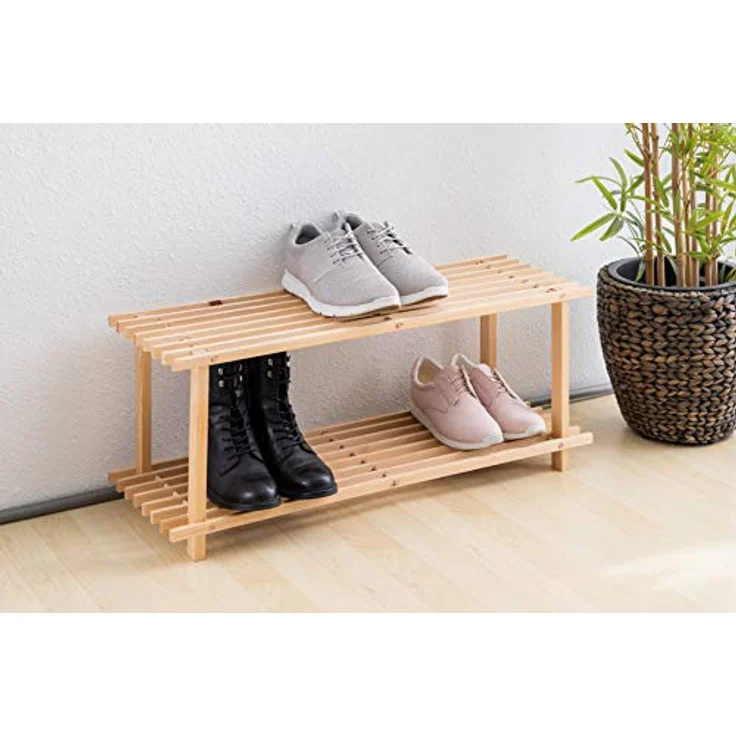 axentia Schuhregal Schuhregal, Holz, 2 Ebenen 116724, 1-tlg. – Bild 3