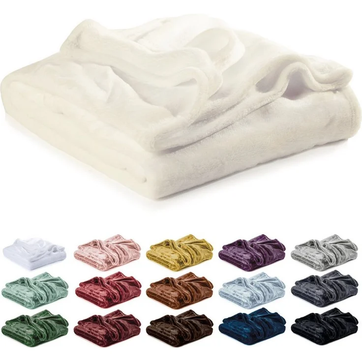 Wohndecke Kuscheldecke, Fleecedecke, Wolldecke flauschig und weich, Lavea, Mikrofaser, Atmungsaktiv & Hautfreundlich – Bild 5