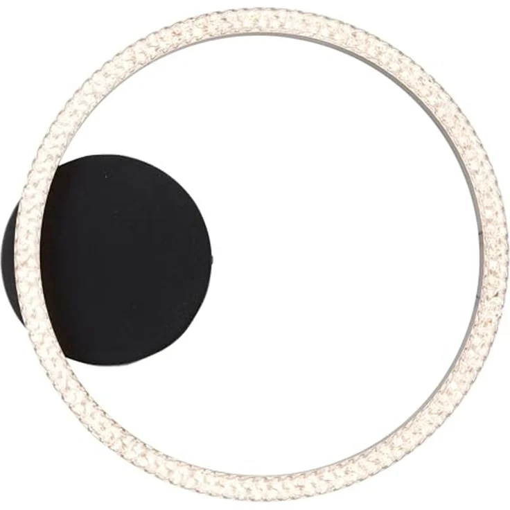 Brilliant LED Deckenleuchte Aurelia G80765A26 Wohnzimmer, Schlafzimmer Metall/Kunststoff Indoor Decke schwarz - LED fest integriert – Bild 5