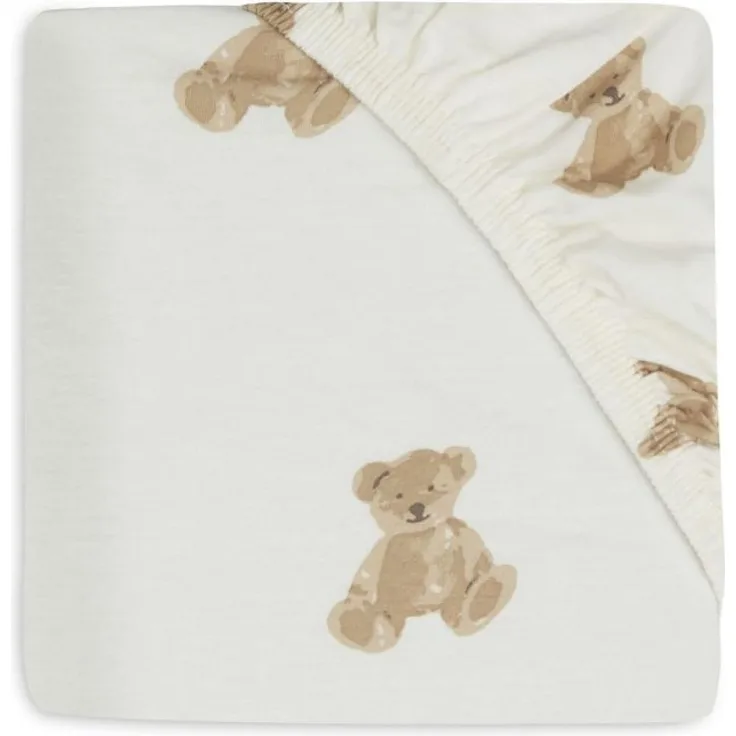 Jollein Teddy Bear Spannbettlaken - 70/75 x 140/15