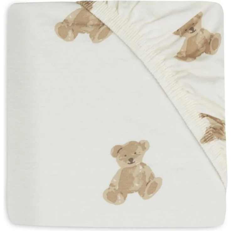 Jollein Teddy Bear Spannbettlaken - 70/75 x 140/15 – Bild 1