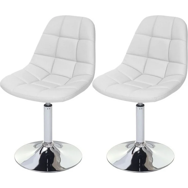 MCW Esszimmerstuhl MCW-A60-2 (Set, 2 St), 2er-Set, Rutschsicher durch Kunststoff-Fußbodenschoner, drehbar 360° – Bild 4