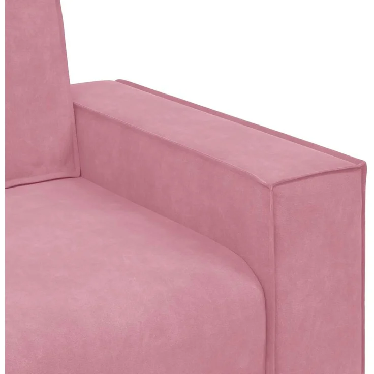 vidaXL 2-Sitzer-Sofa Rosa 180x78x84 cm Samt 4105023 – Bild 6