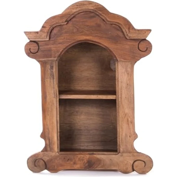 DESIGN DELIGHTS Wandregal HOLZ WANDREGAL "ANELLO", Altholz massiv, 62 cm, antikes Hängeregal – Bild 6