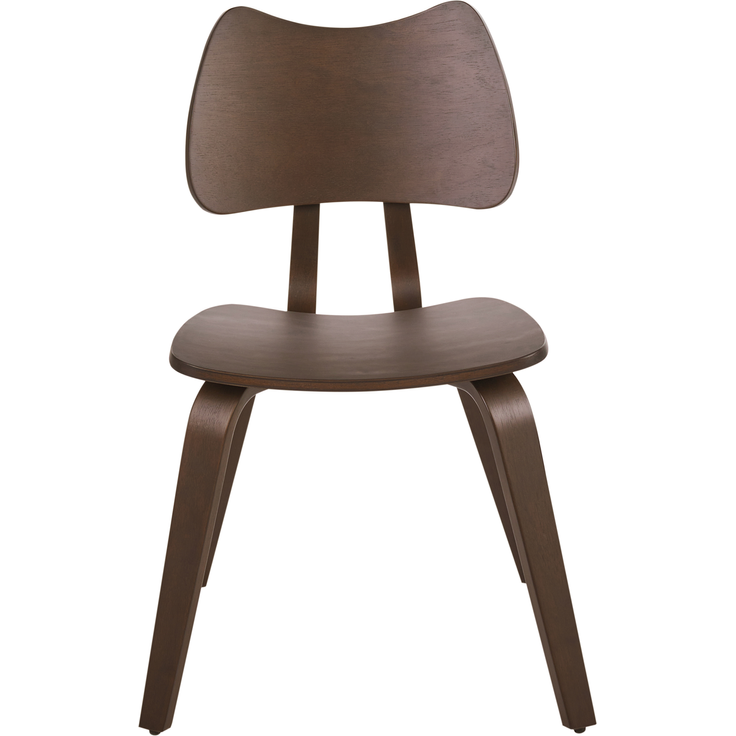 Esszimmerstuhl 2er Set DIANA Holz Dunkelbraun – Bild 5