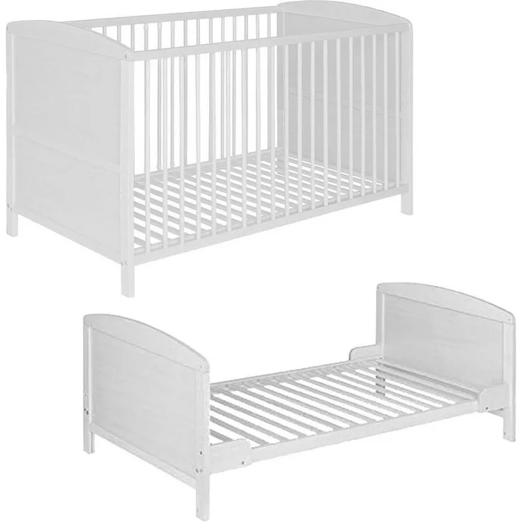 Best for Kids Babybett Best For Kids Wandelbares Babybett – Mit oder Ohne Matratze, Buche