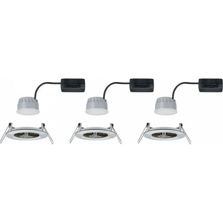 Paulmann No. 93494 Einbauleuchte LED Coin Nova rund 6W Eisen 3-Stufen dimmbar IP44 – Bild 5