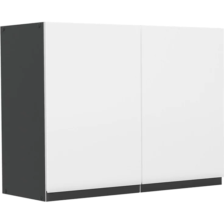 Küchenglasschrank R-Line Weiß/Anthrazit 80 cm Vicco – Bild 1