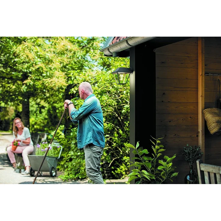 Philips Außenleuchten Wandbeleuchtung für den Außenbereich Anthrazit IP44 Garten Terrasse I Garten Terrasse – Bild 8
