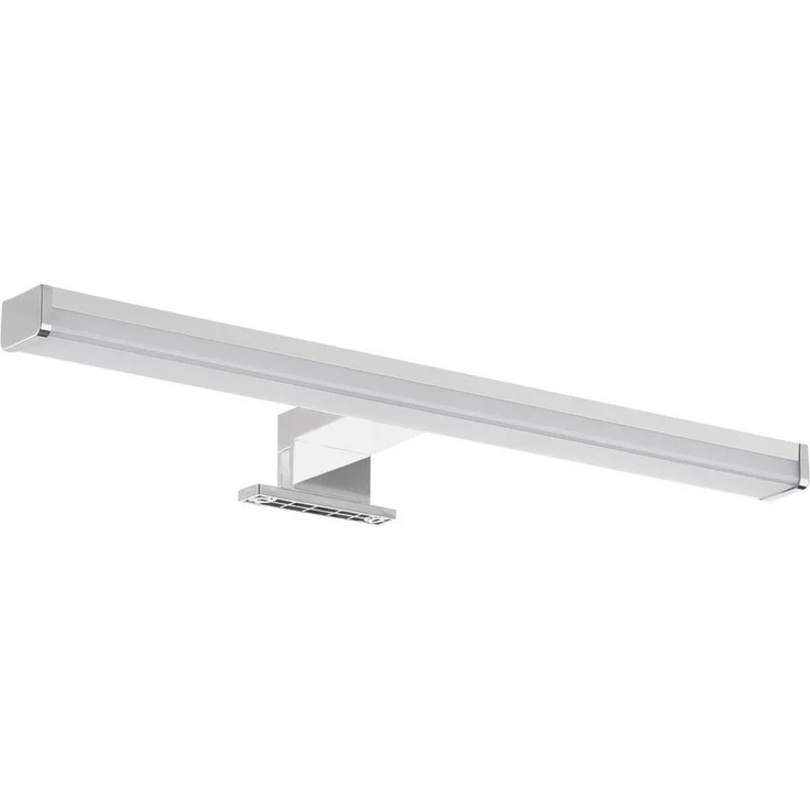SEBSON Spiegelleuchte LED Spiegellampe Bad 40cm, Aufbauleuchte 400 x 97 x 44 mm, Klemmleuchte, LED, neutralweiß, Montage an Schrank und Spiegel möglich, 4000K, IP44, Aluminium, 9W – Bild 3