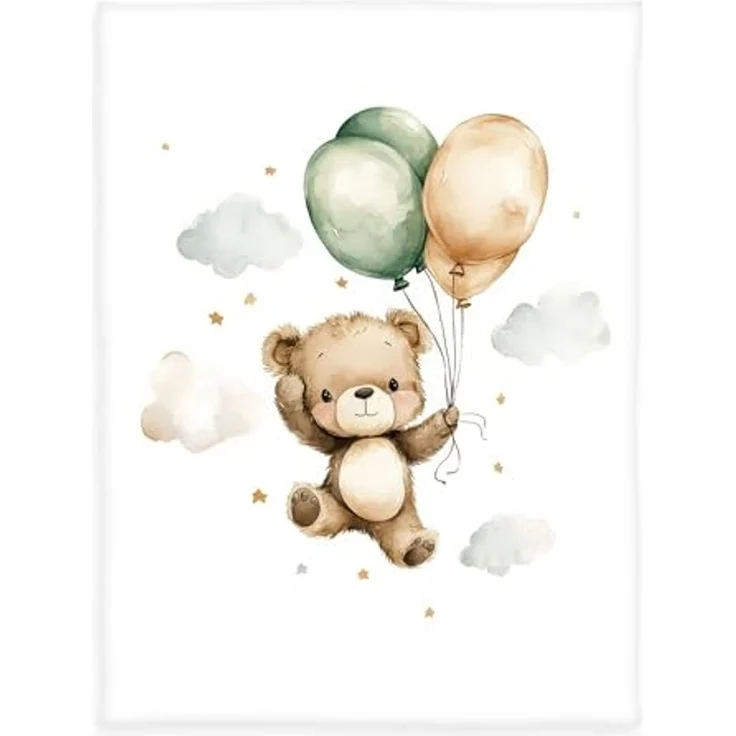 Babydecke Ballon Teddy, Baby Best, Perfekt zum Kuscheln – zuhause und unterwegs – Bild 1