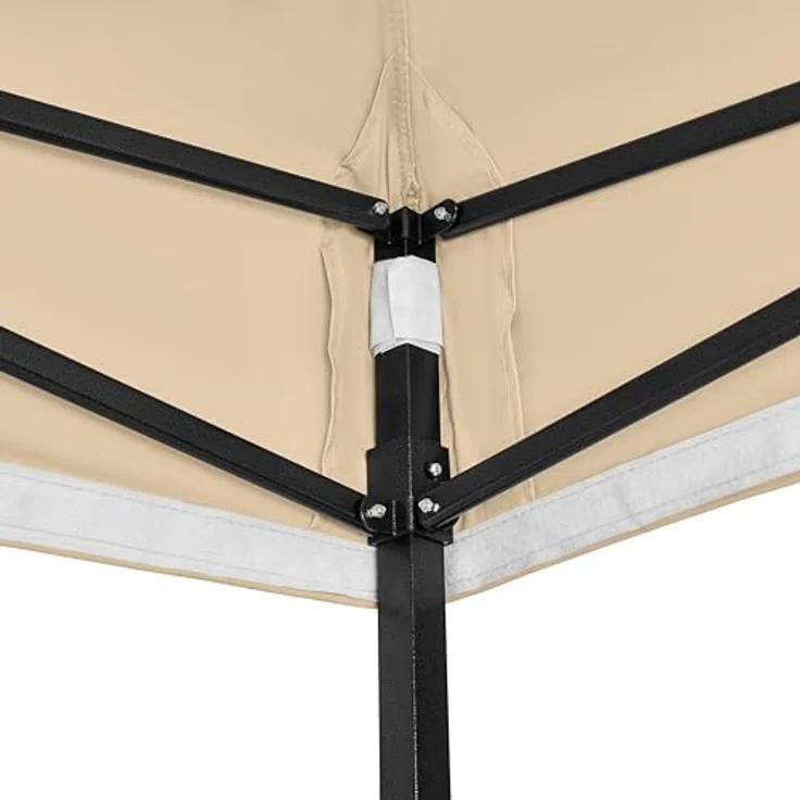 All Seasons Gazebos 3x4. 5m vollständig wasserdichtes Faltpavillon - Beige – Bild 11