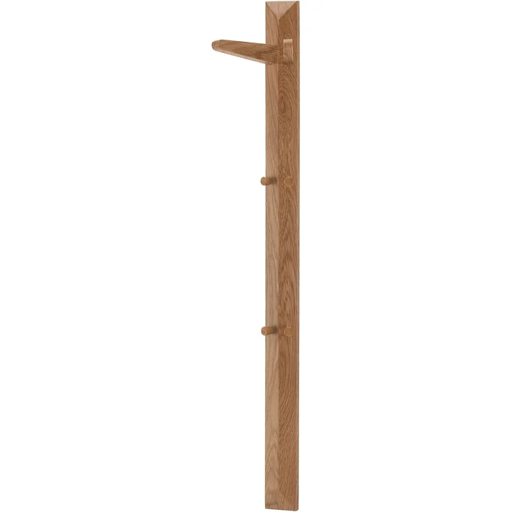 BANTRY Garderobenpaneel - 1 Leiste Höhe 120 cm / Eiche schwarz gebeizt / ohne Ablage – Bild 32