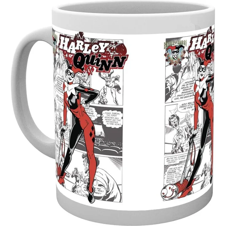 GB Eye Batman Comics Harley Quinn Comic Becher, Mehrfarbig