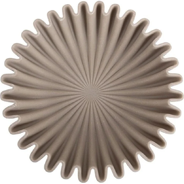 Present Time Servierschale Schale Wave Bowl Light Grey (30cm) – Bild 2