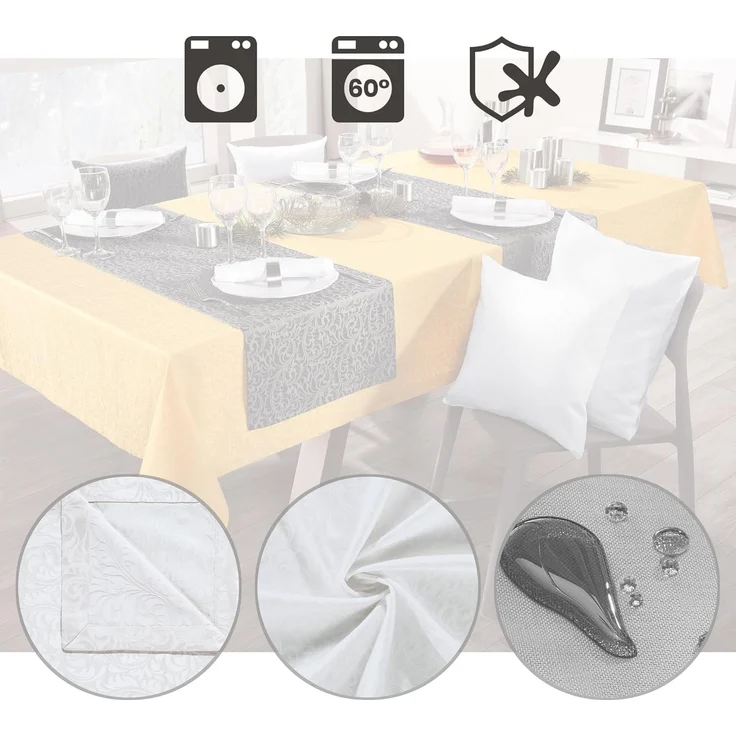Erwin Müller Tischdecke Tischdecke "Hamm", fleckabweisend Uni – Bild 4