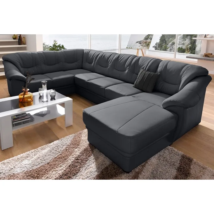 sit&more Wohnlandschaft Savona U-Form, B: 320 cm, optional Bettfunktion, Federkern