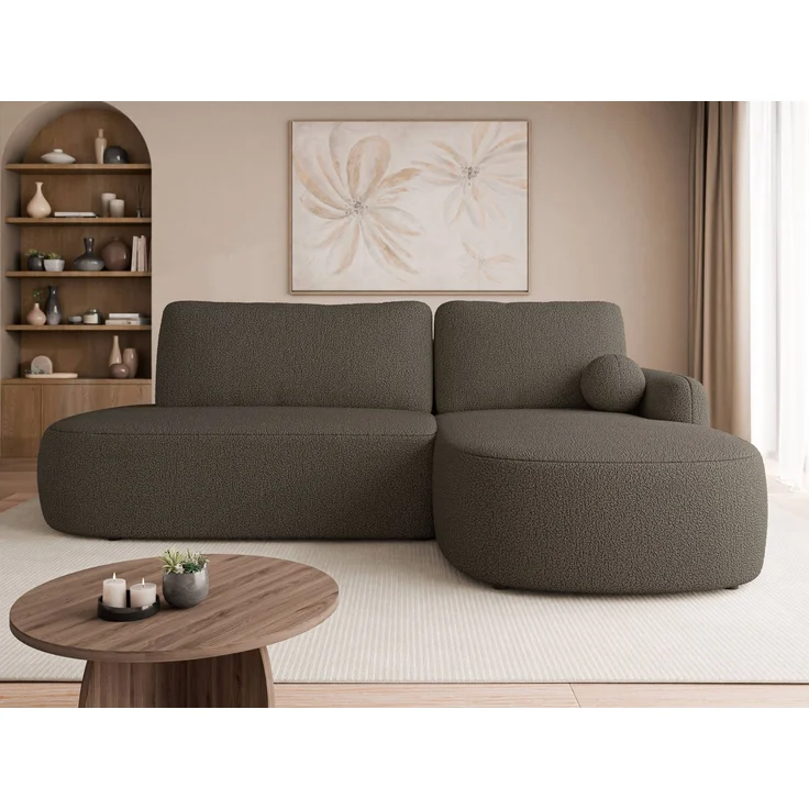 Mirjan24 Ecksofa Loridu O (Farbe: Manza 29, Seite: Rechts), 90 x 174 x 274 cm – Bild 2
