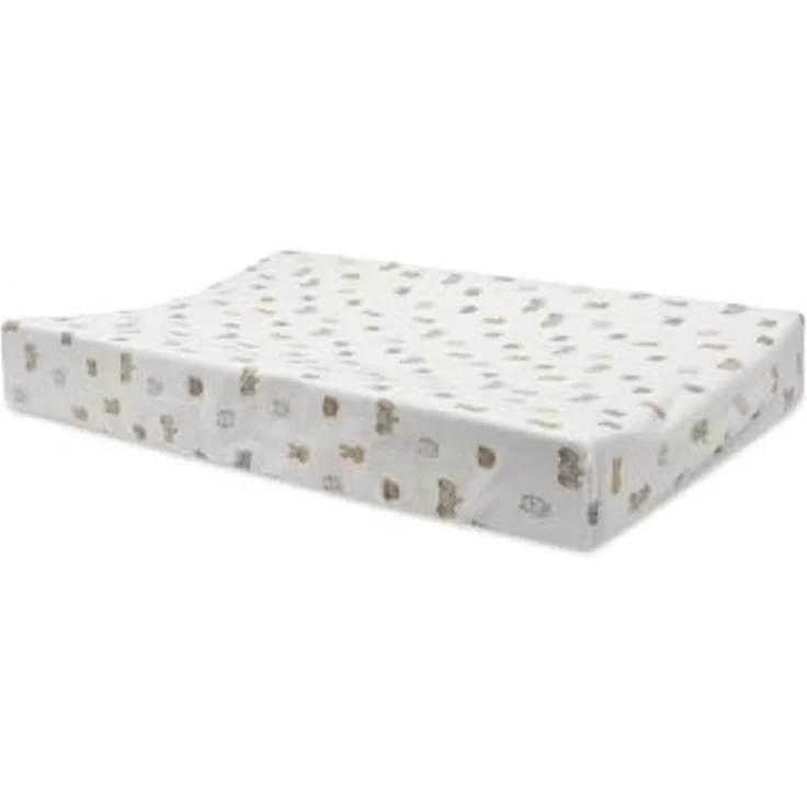 Jollein Wickelauflage Bezug Jersey - 50x70 cm - 100% Baumwolle - Weich & Elastisch - Jollies – Bild 1