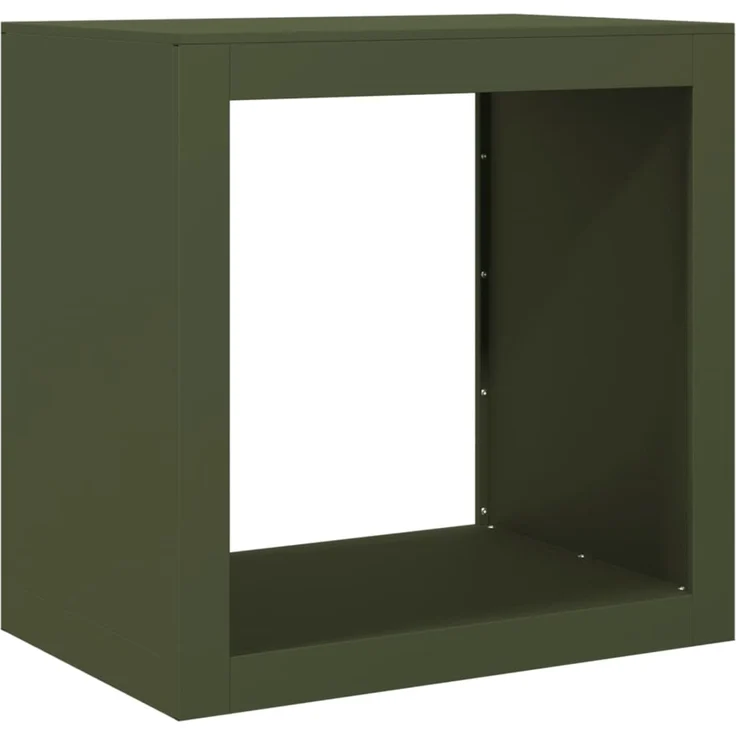 vidaXL Brennholzregal Grün 60x40x60 cm Stahl 851006 – Bild 2