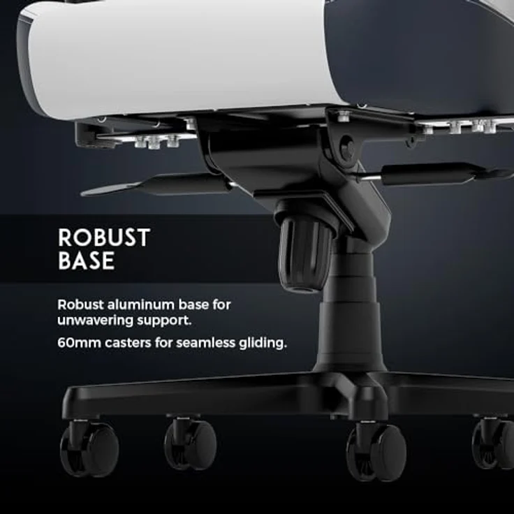 noblechairs LEGEND Gaming Stuhl - Starfield Edition, ergonomisch mit Kaltschaumpolsterung und 60-mm-Rollen, bis 150 kg belastbar – Bild 8
