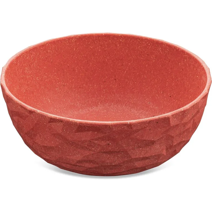 Koziol Schale 4er-Set Club Bowl, Schüsseln, Kunststoff-Holz-Mix, Nature Coral, 700 ml, 5004704