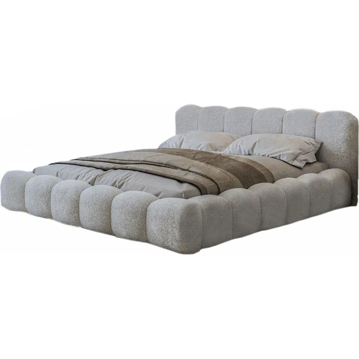Compleo Polsterbett Designerbett, Wolkenbett, TOPSELLER, Modern Schlafzimmer, Made in EU, Wolkenbett modern – Bild 1