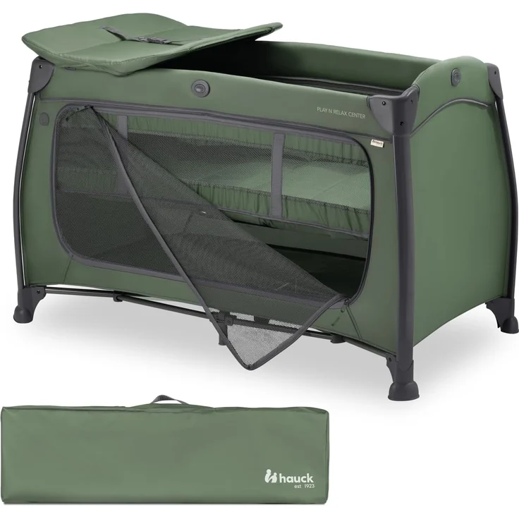 Hauck Play N Relax Center / Reisebett Dark Green – Bild 1