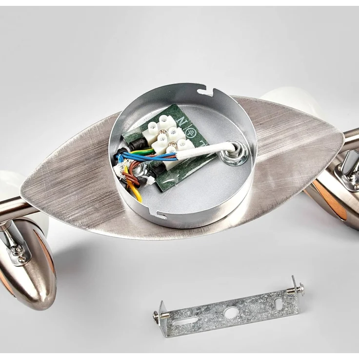 Lindby Deckenleuchten Marena, Metall, Alu IP20, 4 x 7 W LED R50 – Bild 6