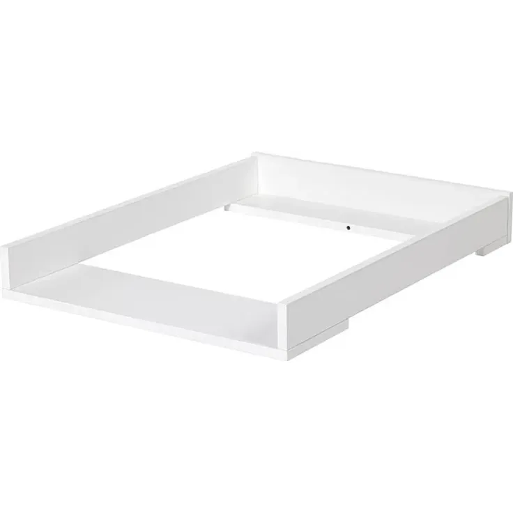 Sleepyshop24 Wickelaufsatz für Kommode Weiß - Holz Wickelbrett für Baby 70x50 cm - Stabiler Wickeltischaufsatz – Bild 2