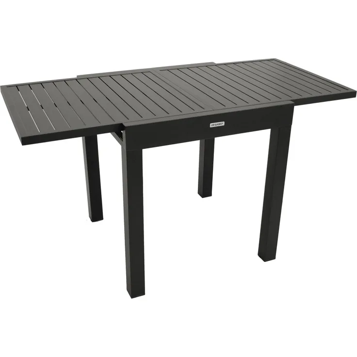 DEGAMO ALCUDIA Balkon-Ausziehtisch, Aluminium, anthrazit, 70/140x70cm